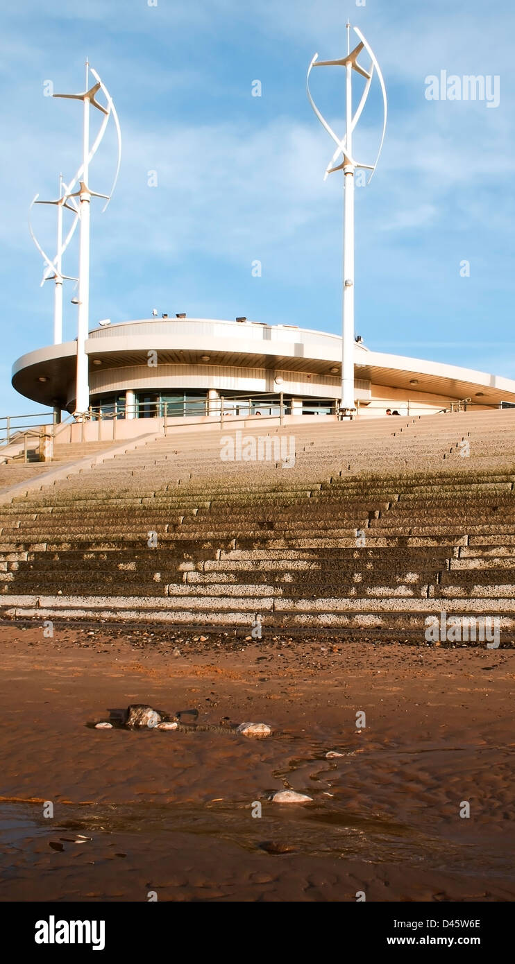 The Cafe, New Promenade, Cleveleys Stock Photo