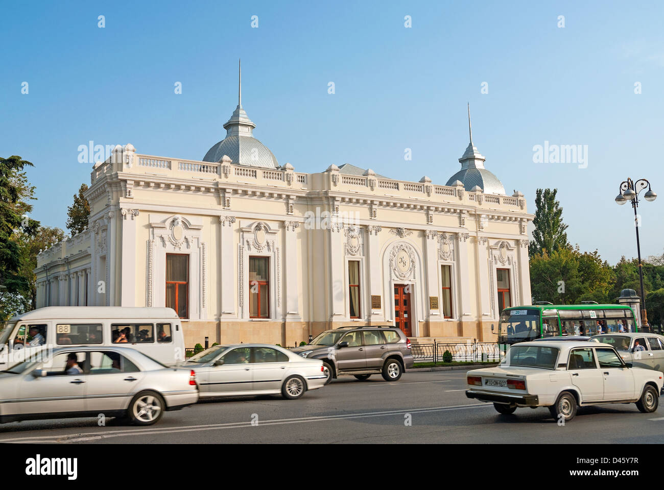 architecture in baku azerbaijan street Stock Photo