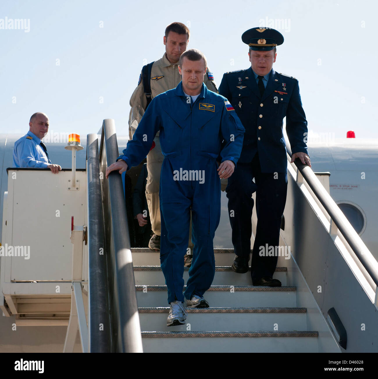 Expedition 27 Landing (201105240037HQ Stock Photo Alamy