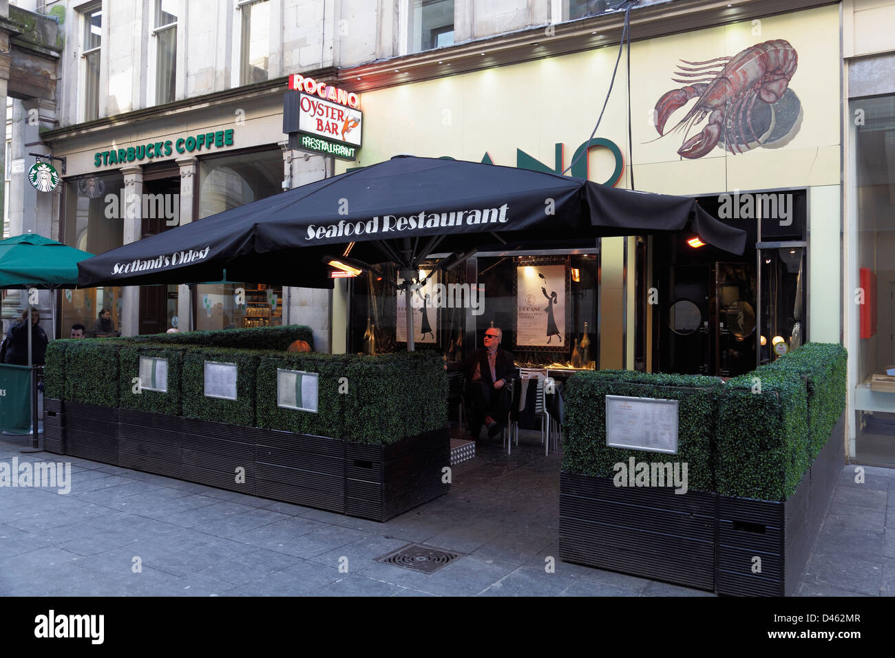 Rogano Glasgow Seafood Restaurant and Oyster Bar, Exchange Place in the