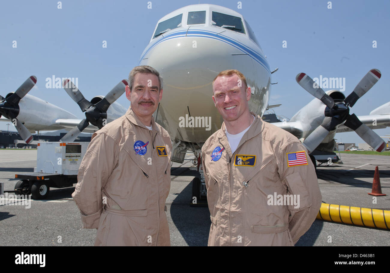 DISCOVER AQ Research Plane Arrives (201106280008HQ) Stock Photo