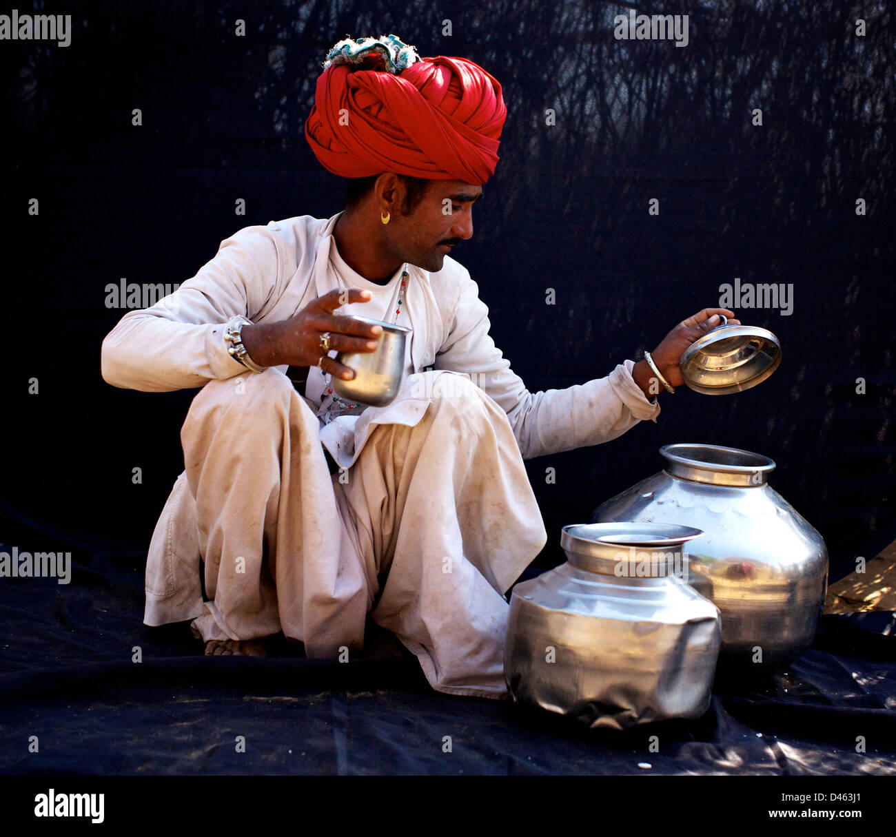 Rabari man. Stock Photo