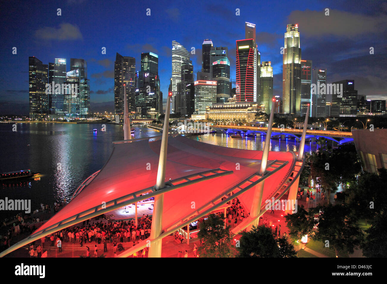 Singapore skyline view central hi-res stock photography and images - Alamy