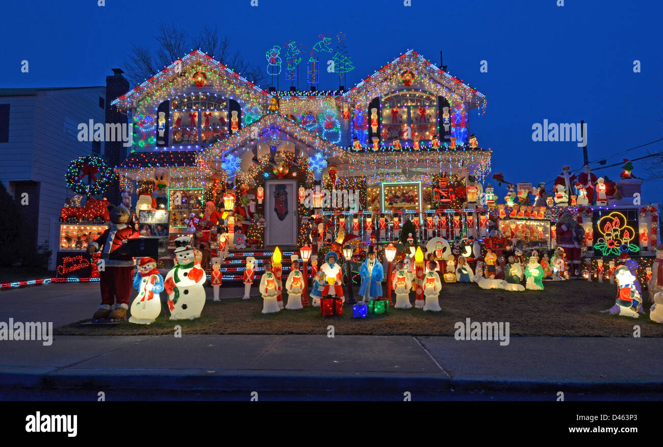 Bayside queens christmas lights hires stock photography and images Alamy