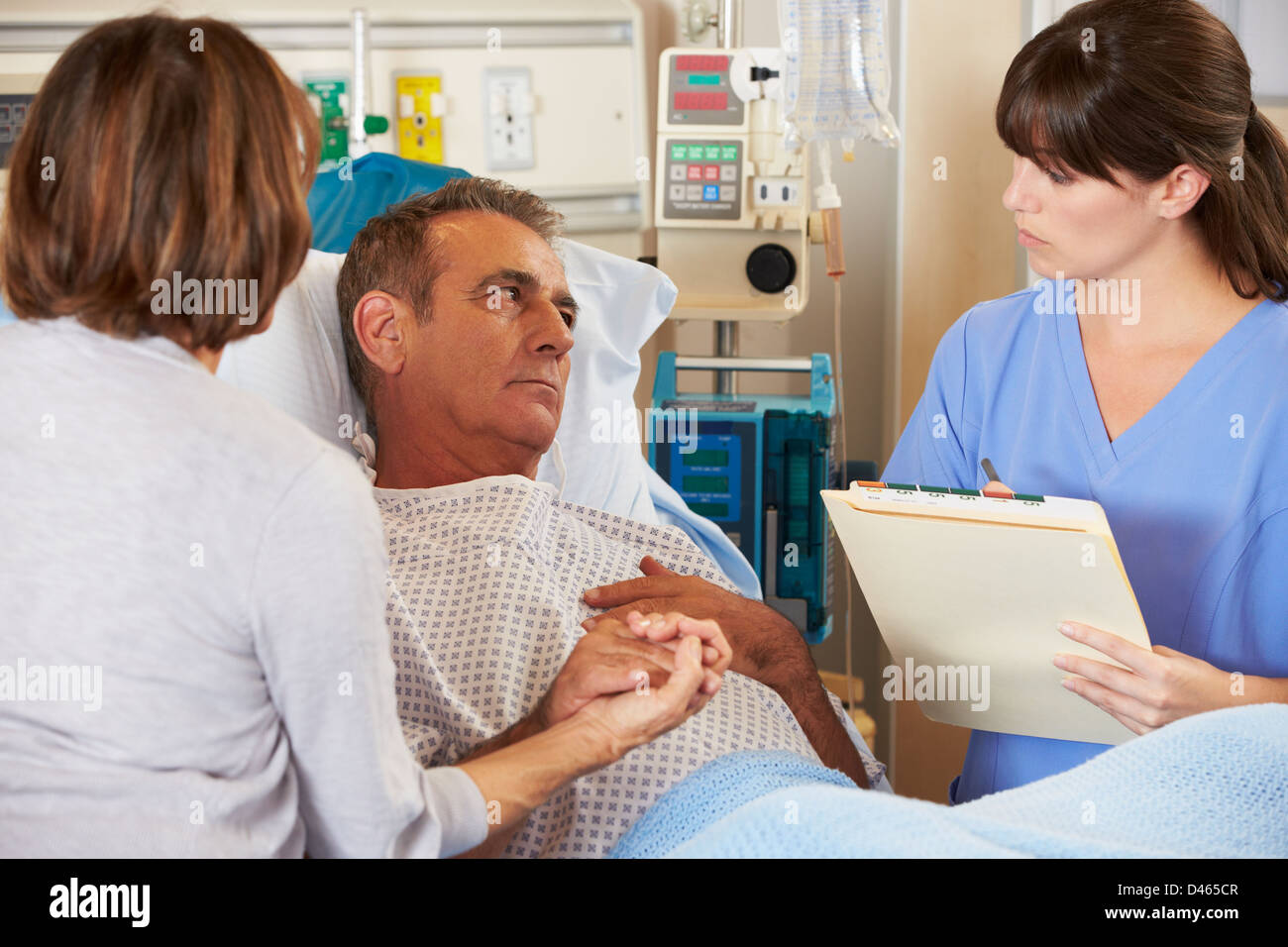Hospital Bad News Nurse Stock Photos Hospital Bad News Nurse