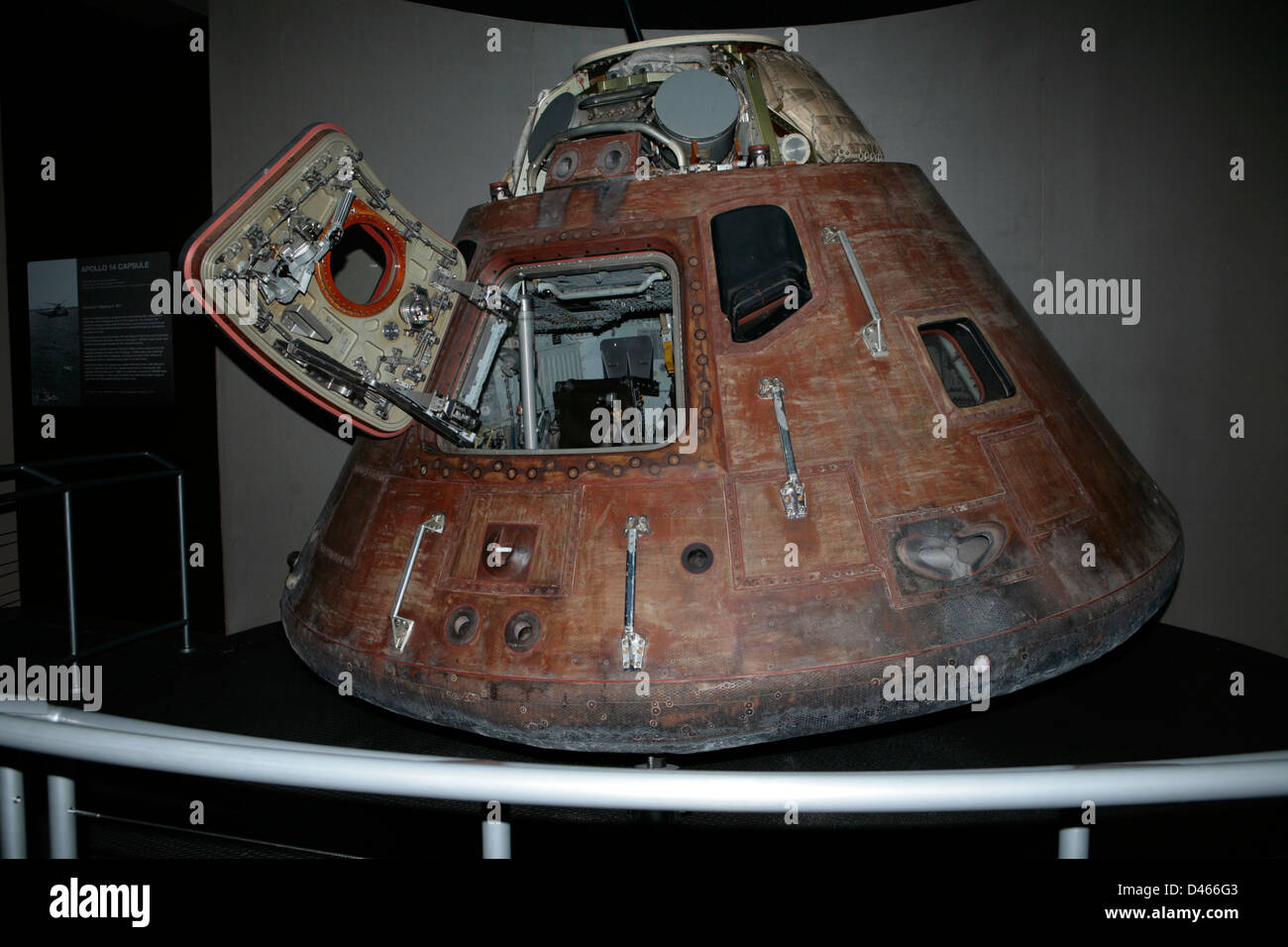 Apollo 14 Capsule, in the Kennedy Space center, Cape Canaveral, Florida