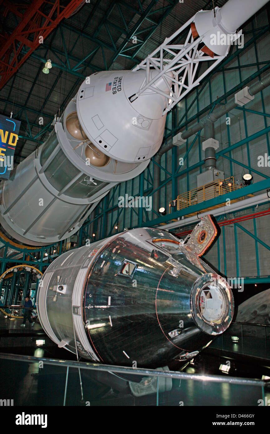 Apollo command Module,  Apollo 14 Capsule Stock Photo