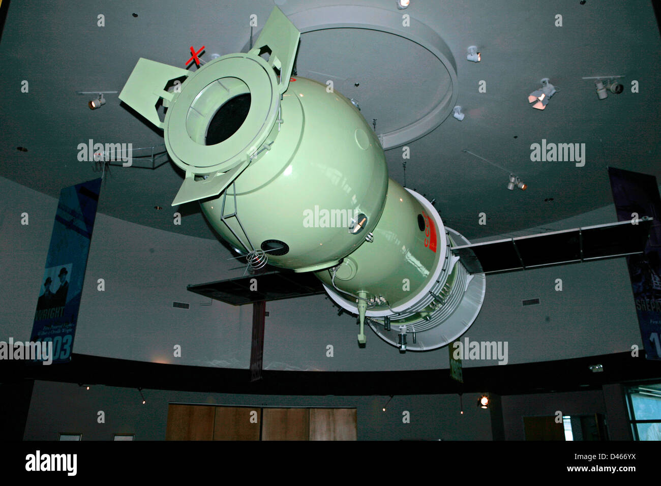 Soyuz Apollo Space Craft in Kennedy Space Center Stock Photo