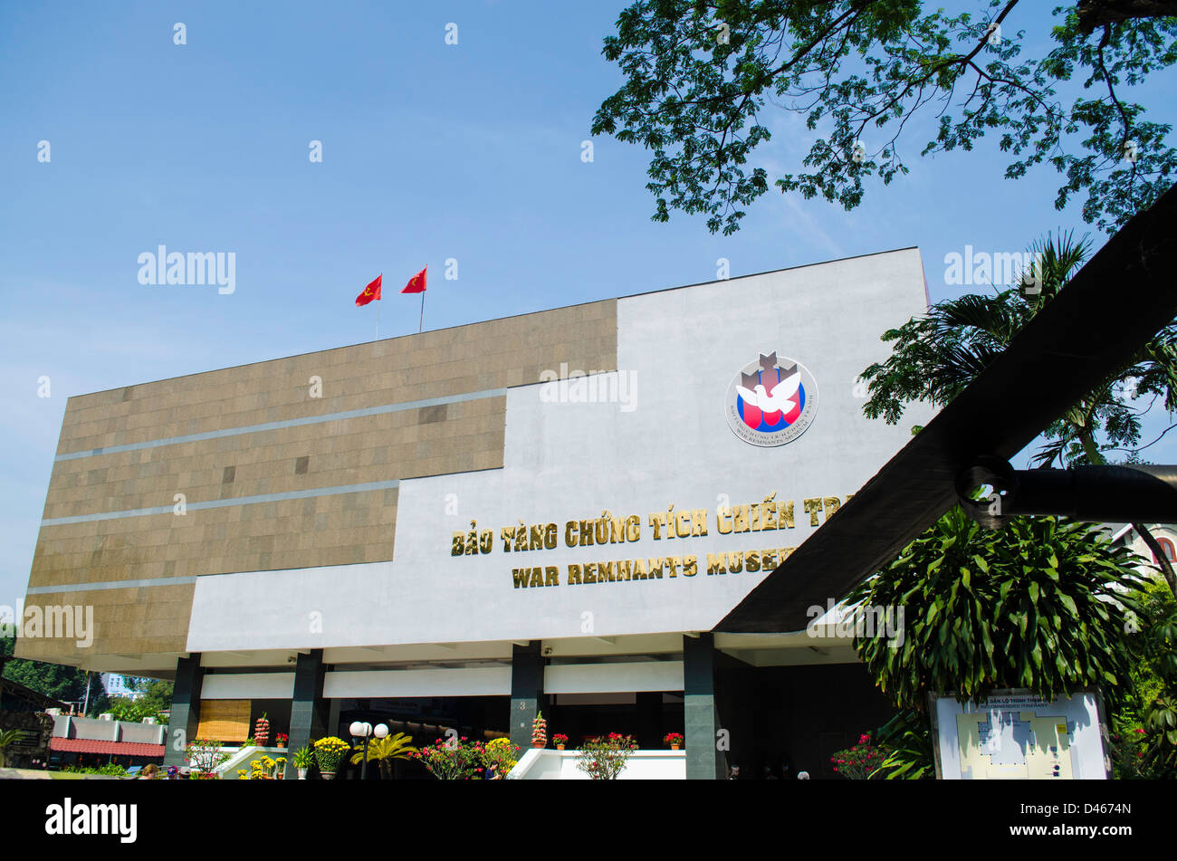 War remnants museum in Ho Chi Minh City Vietnam Stock Photo - Alamy