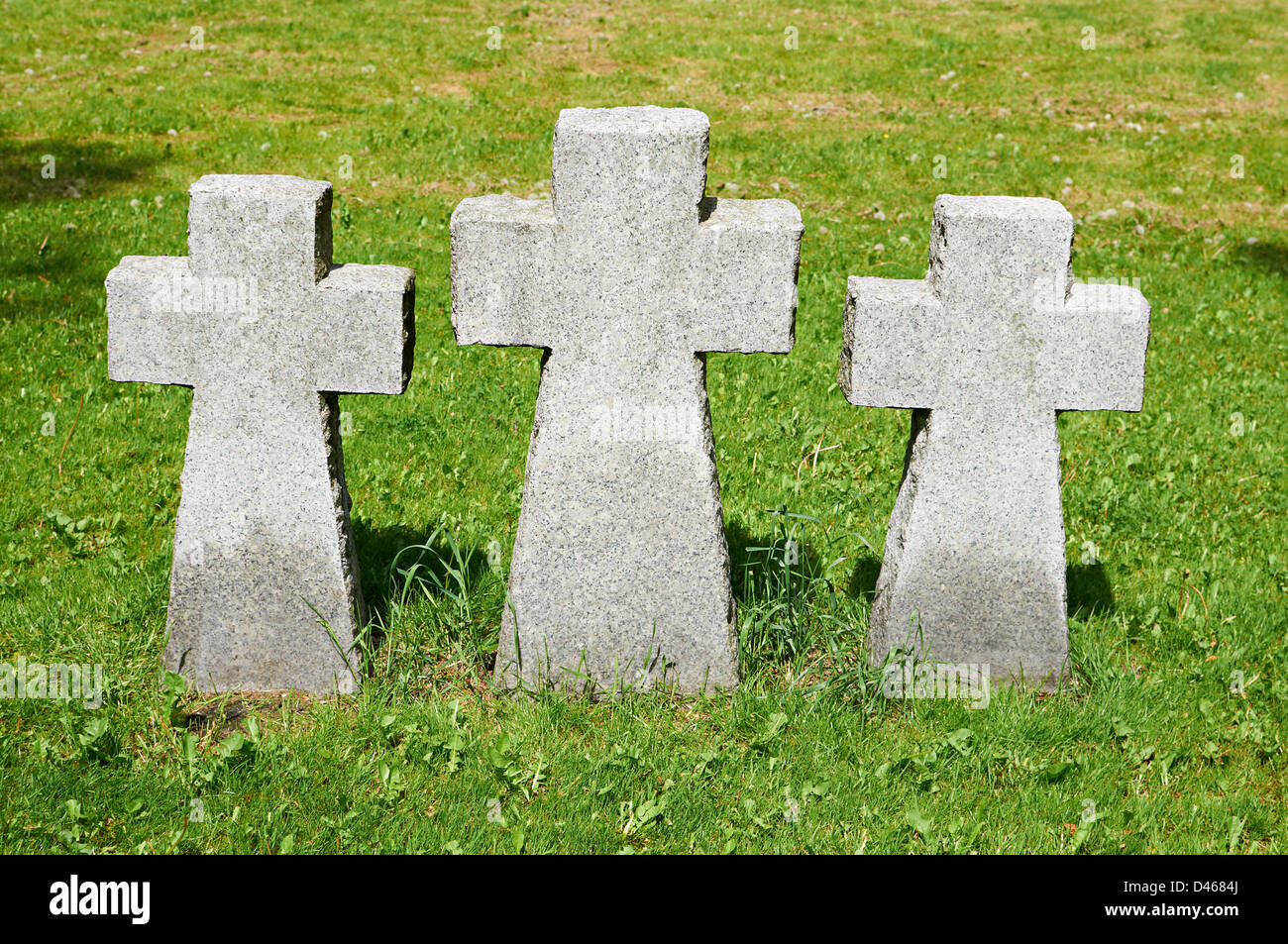 Marble cross on grave hi-res stock photography and images - Alamy