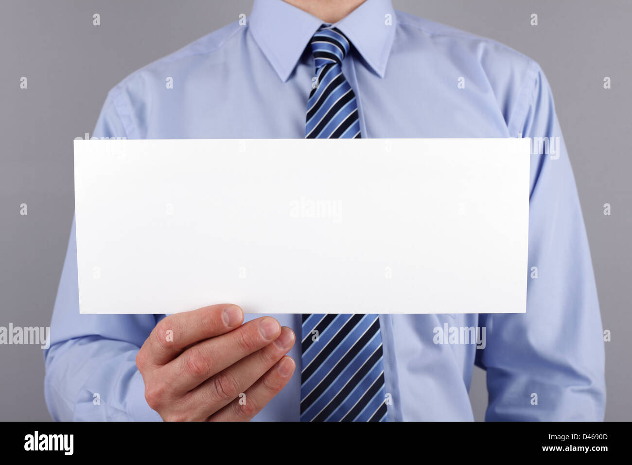 Blank sign for message Stock Photo