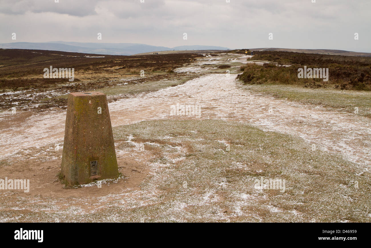 Quantocks Winter English winter scene Quantock Hills in Somerset Stock Photo - Alamy