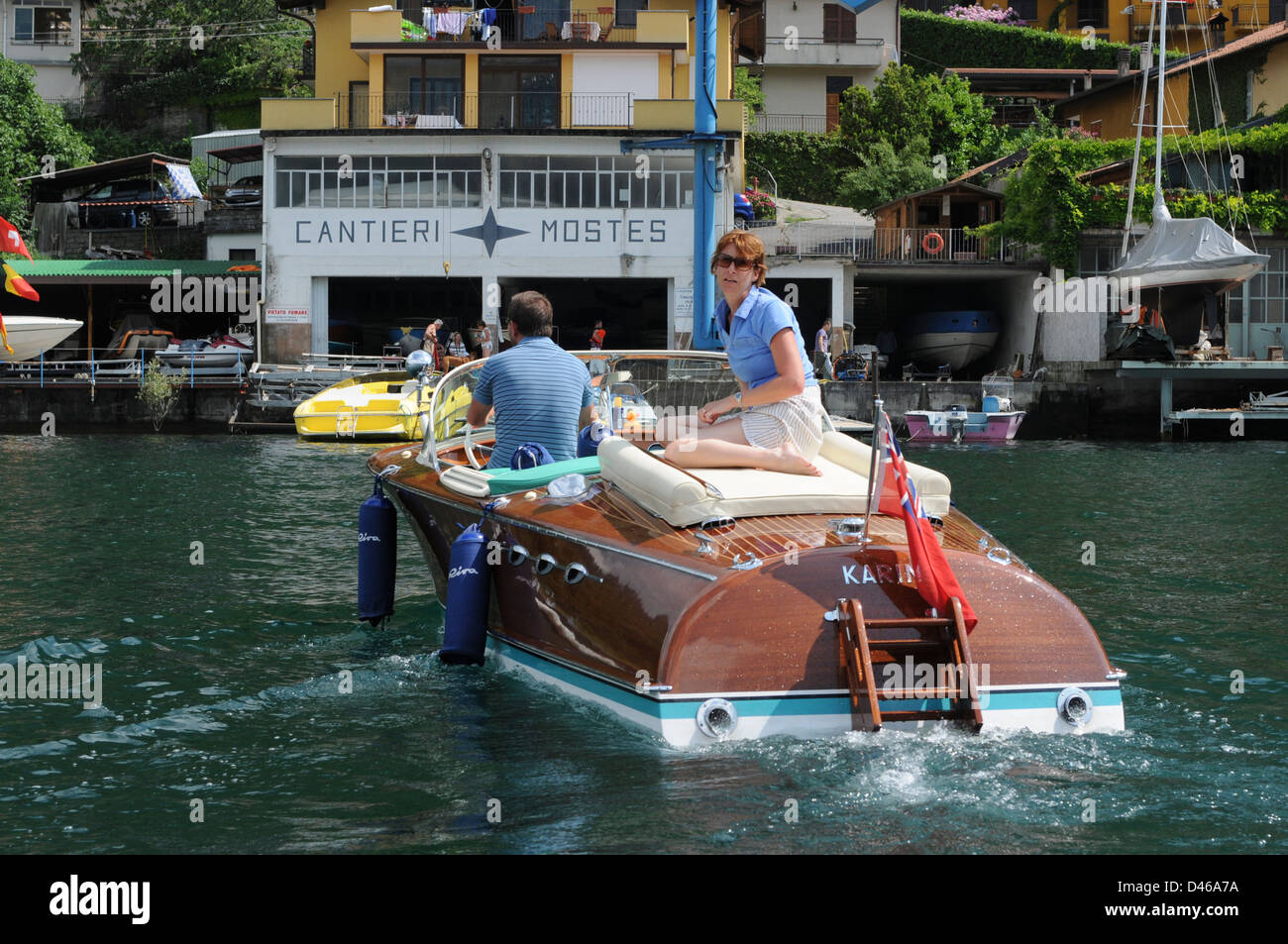 Lake como fast boat hi-res stock photography and images - Alamy