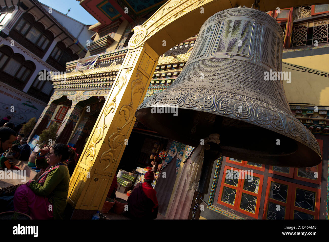 Tibetan prayer bell hi-res stock photography and images - Alamy