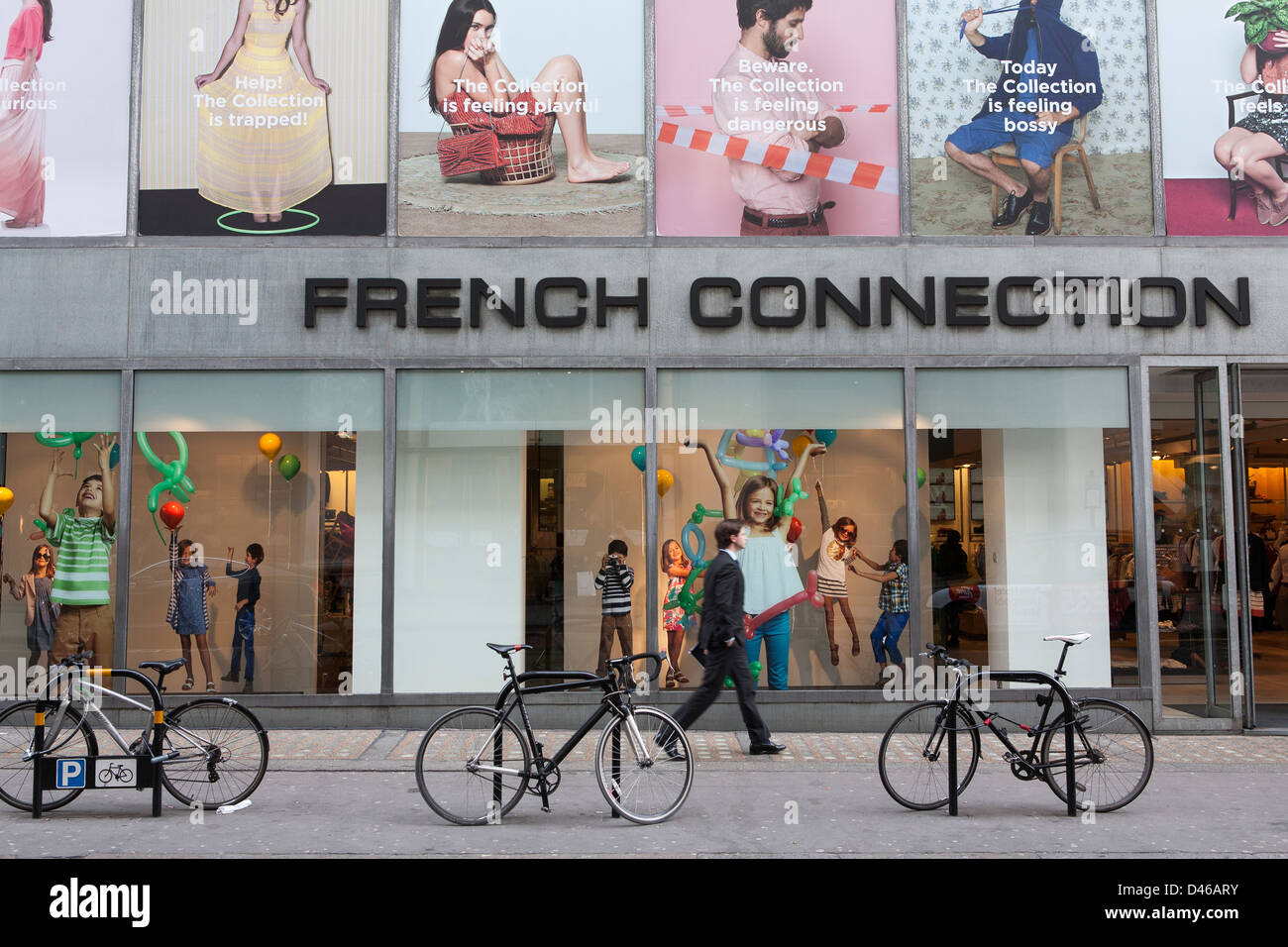 French Connection (FCUK) flagship store on Oxford Street, London Stock