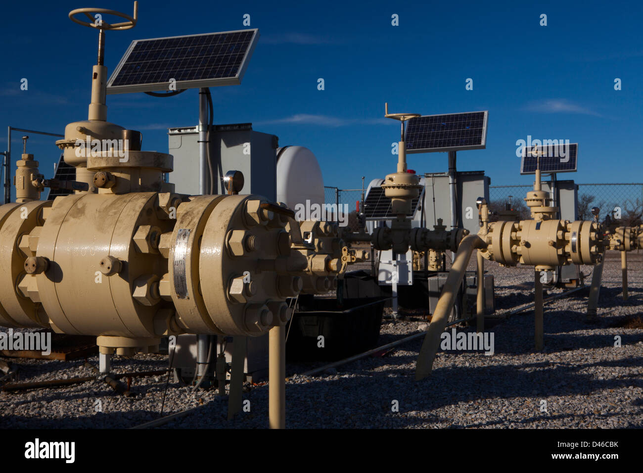 oil and gas wellhead and valves Stock Photo Alamy