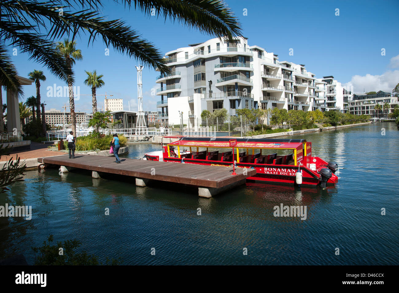 Canal cruise boat at the V&A Waterfront Cape Town South Africa