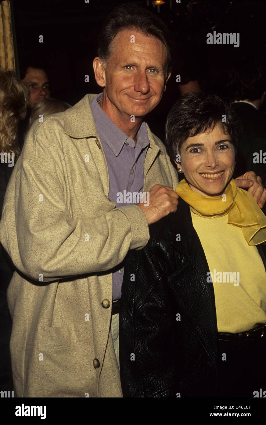 RENE AUBERJONOIS with wife Judith Helen Mahalyi 1993.l4941tr.(Credit Image:  © Tom RodriguezGlobe PhotosZUMAPRESS.com Stock Photo - Alamy