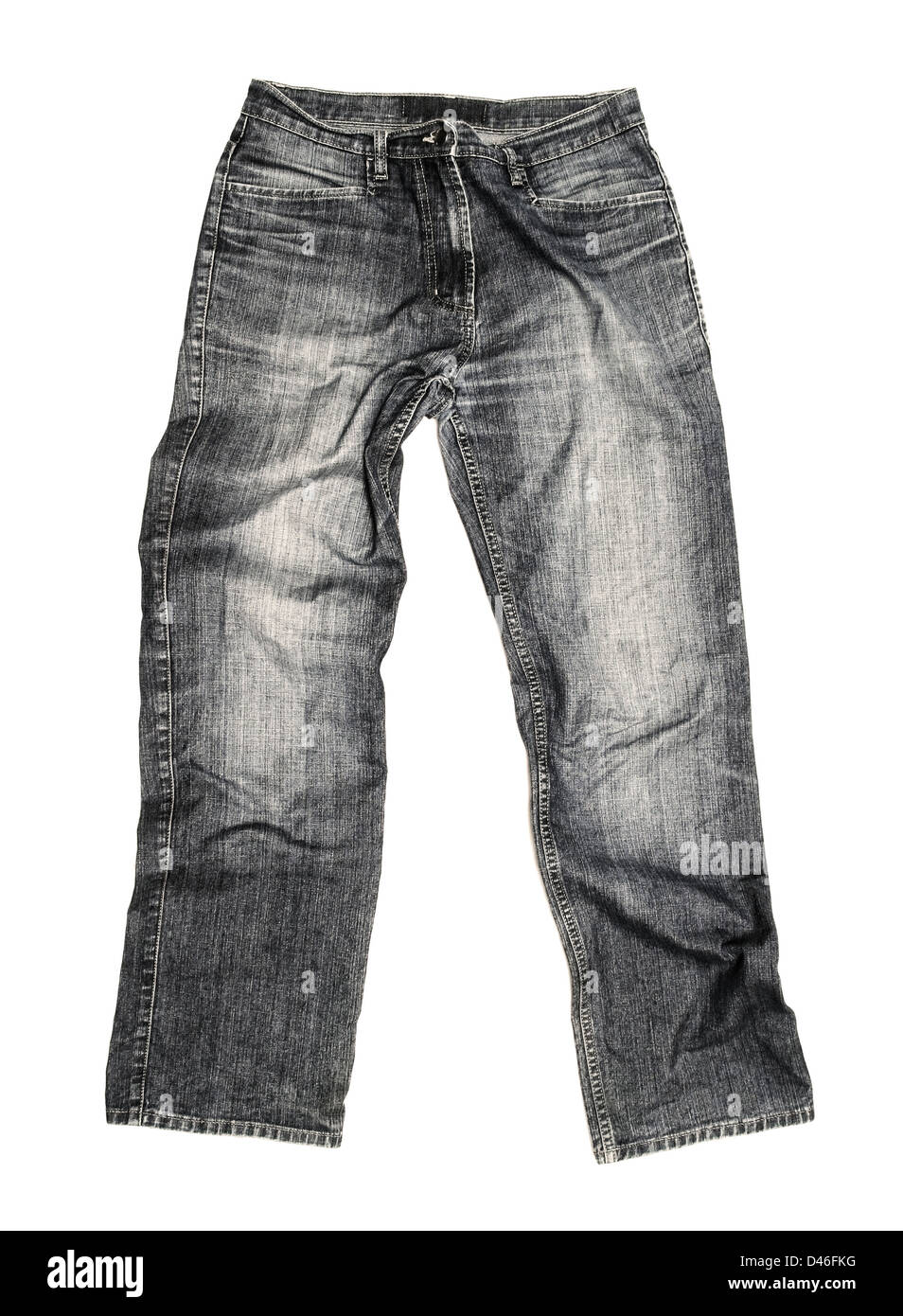 Jeans isolated on white background Stock Photo - Alamy