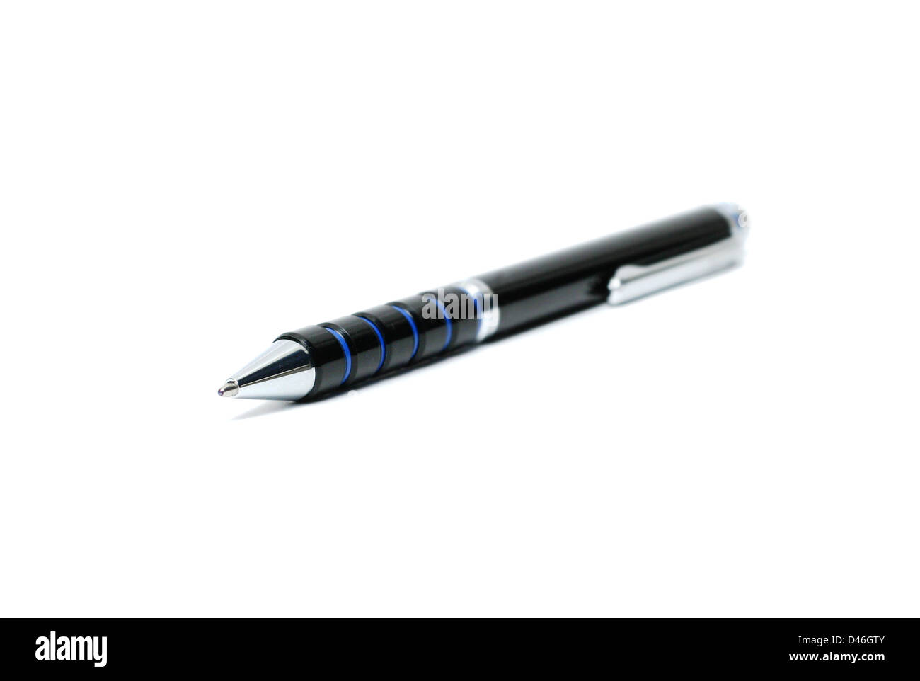 Black pen isolated on white Stock Photo Alamy