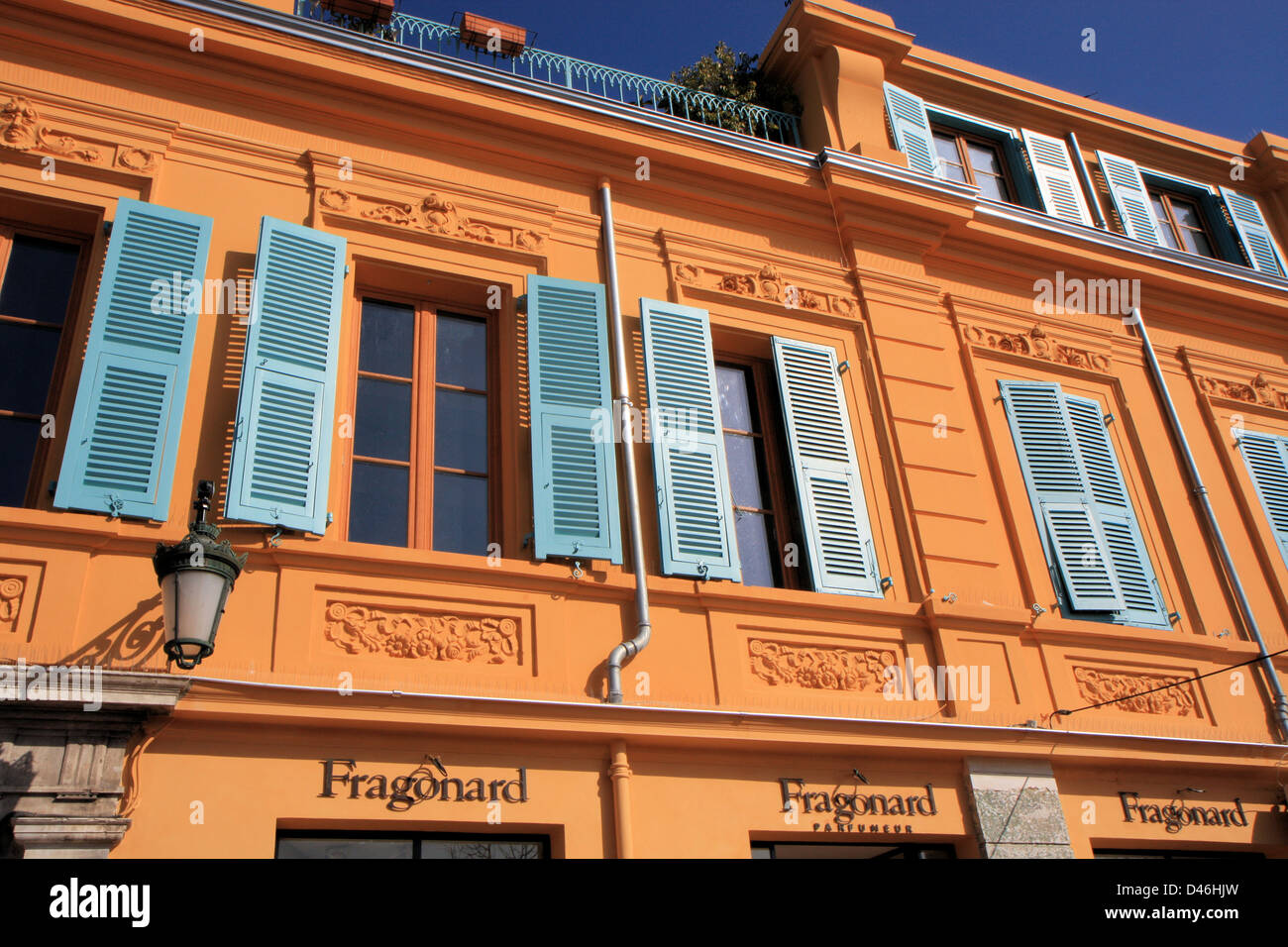 Fragonard facade, Nice, French Riviera, Provence, France Stock Photo