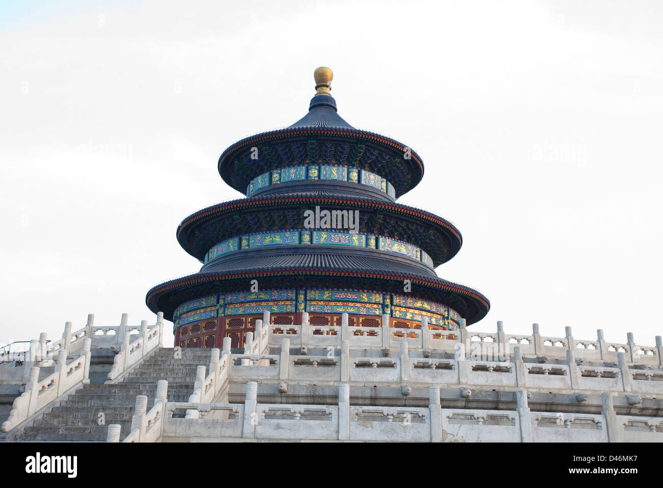 view of Beijing Temple of Heaven ,China Stock Photo