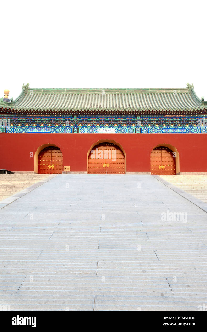 Temple of Heaven entrance, Beijing, China Stock Photo