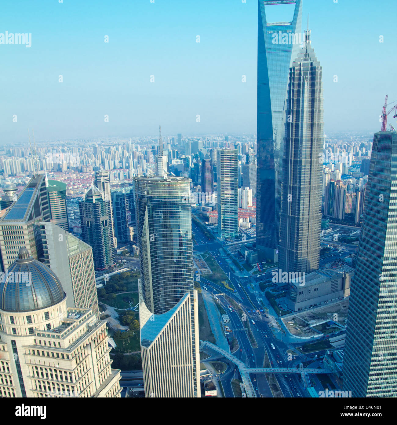 The Beautiful Night View Of Shanghai,in China Stock Photo - Alamy