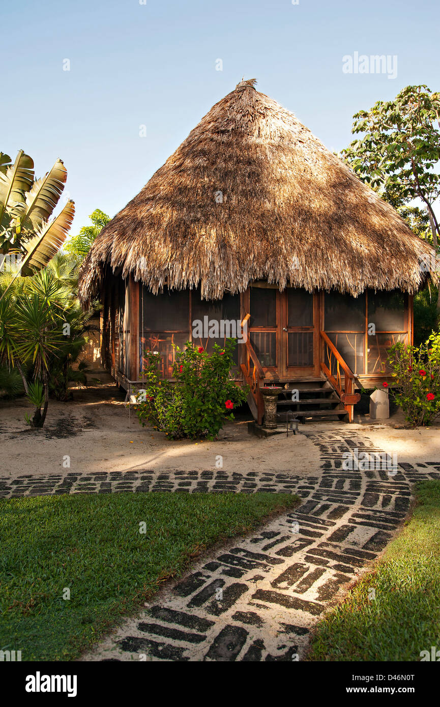 Turtle Inn, Belize Stock Photo