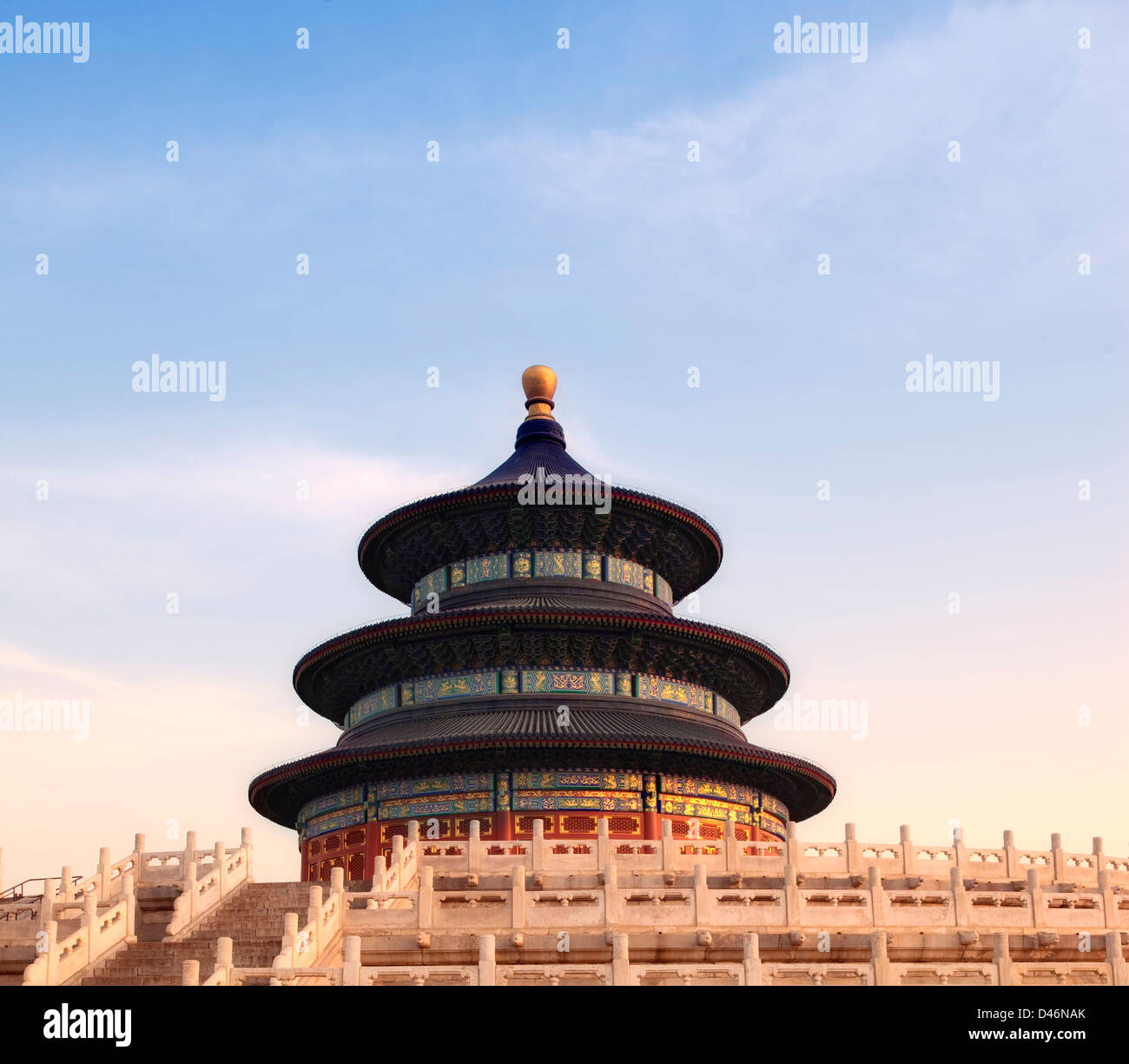 view of beijing Temple of Heaven ,China Stock Photo