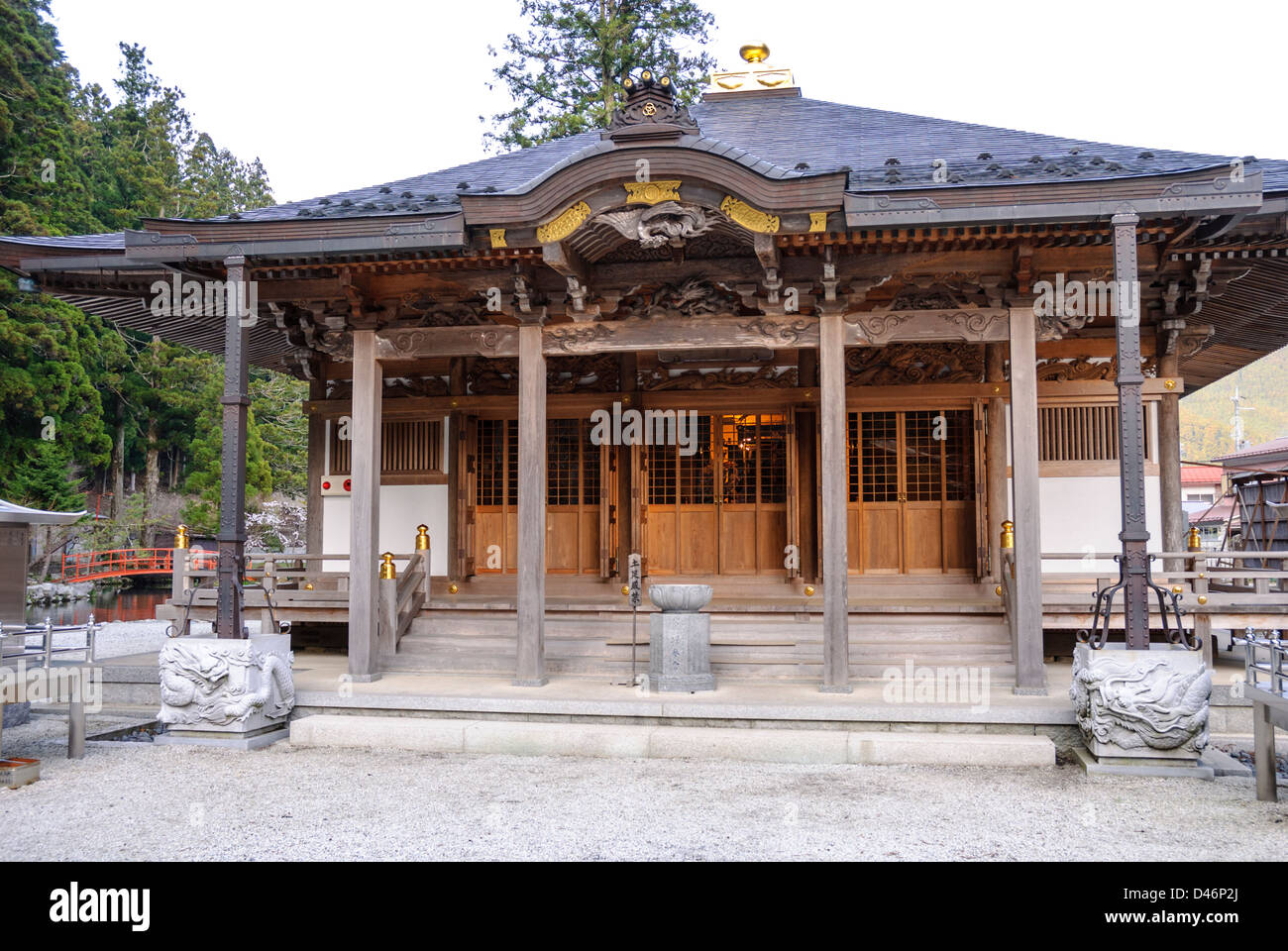 Japanese Buddhist temple Stock Photo Alamy