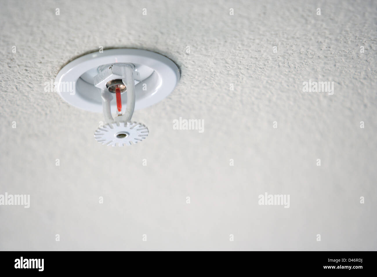 A Residential Fire Sprinkler In A Ceiling Stock Photo 54239854