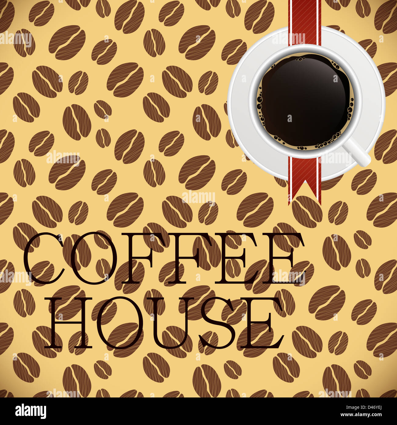 Coffee house menu template vector illustration Stock Photo Alamy