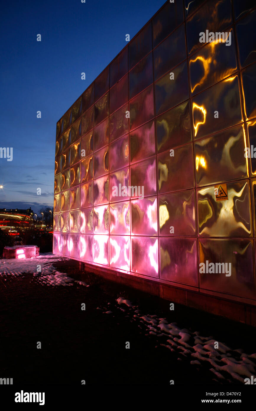 Michael Faraday Memorial at Elephant and Castle, London, UK Stock Photo