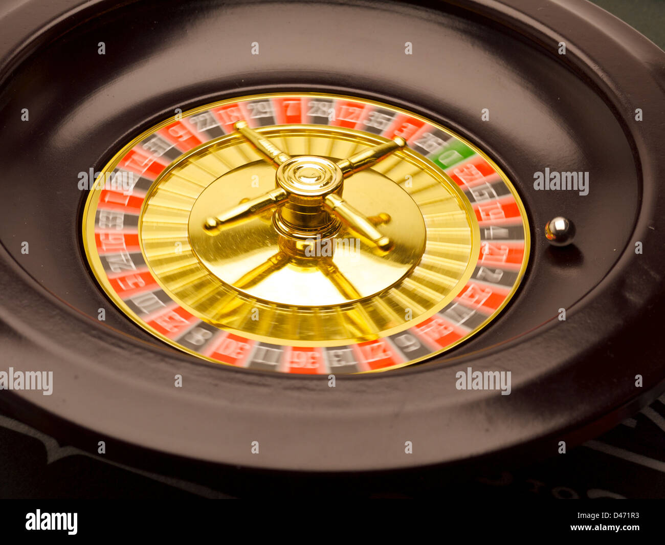 Roulette wheel spinning ball hires stock photography and images Alamy