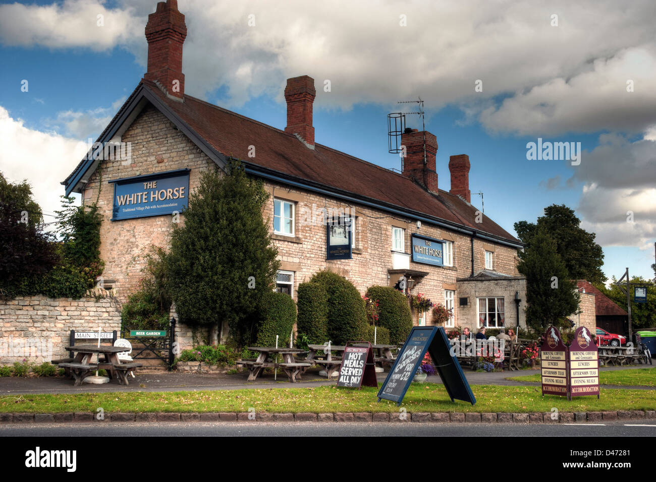The White Horse Inn situated in the village of Empingham, Rutland