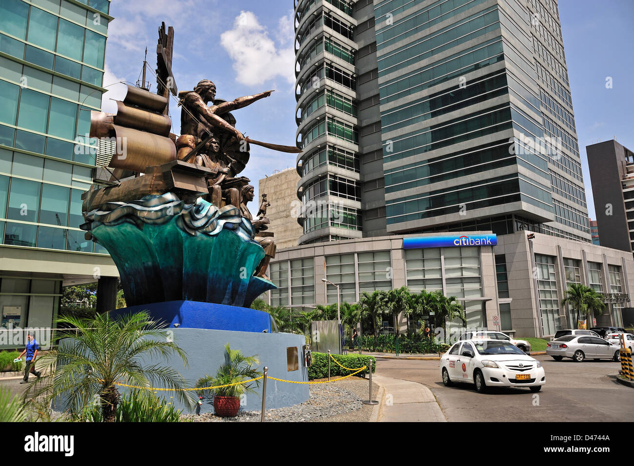 Cebu City Business District Stock Photo