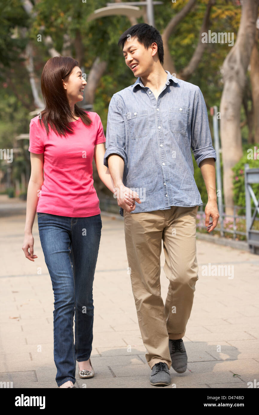 Chinese woman walking hi-res stock photography and images - Alamy