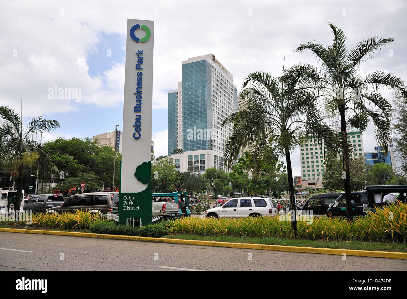 Cebu City Business Park Philippines Stock Photo Alamy