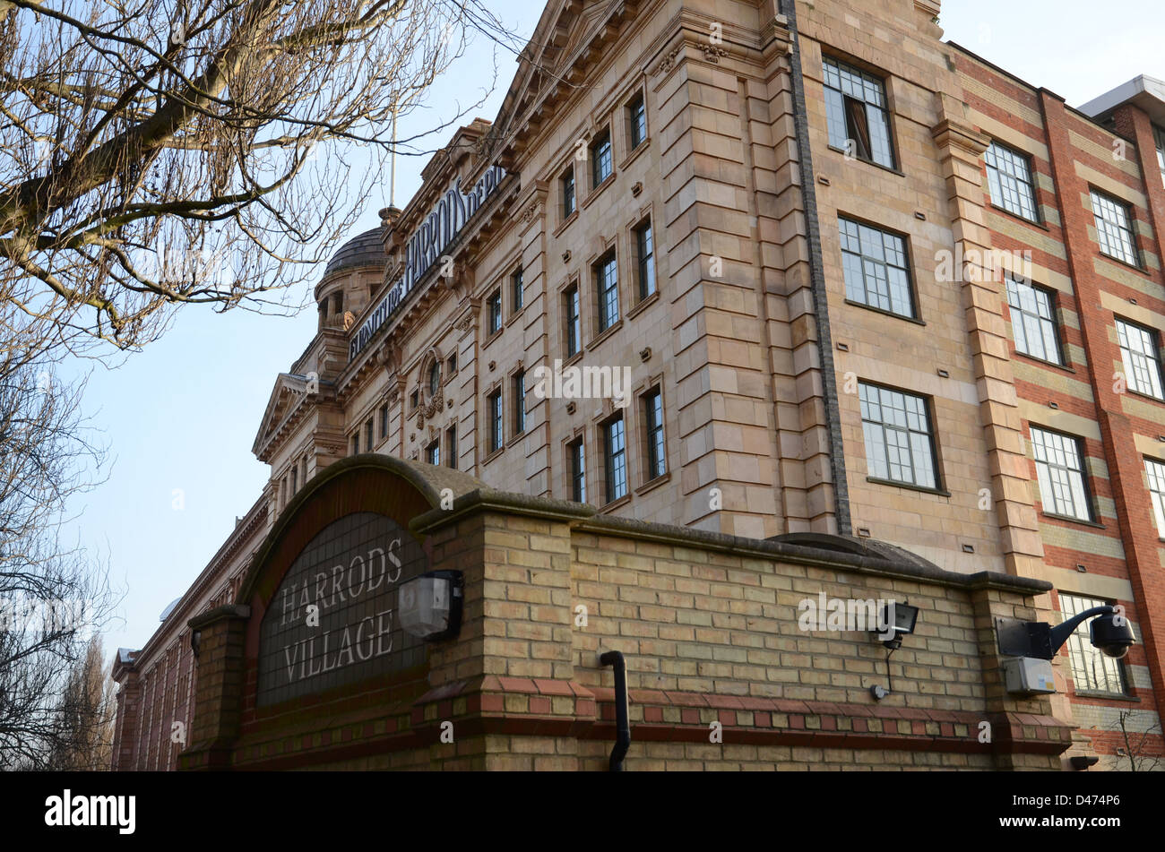 Harrods Village in Barnes, London Stock Photo Alamy