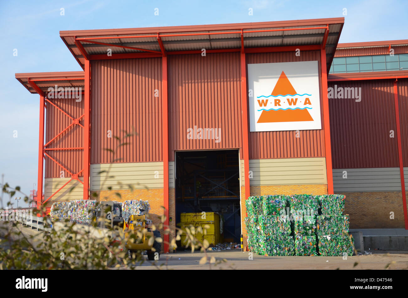 The Western Riverside Waste Authority site in Wandsworth, London Stock