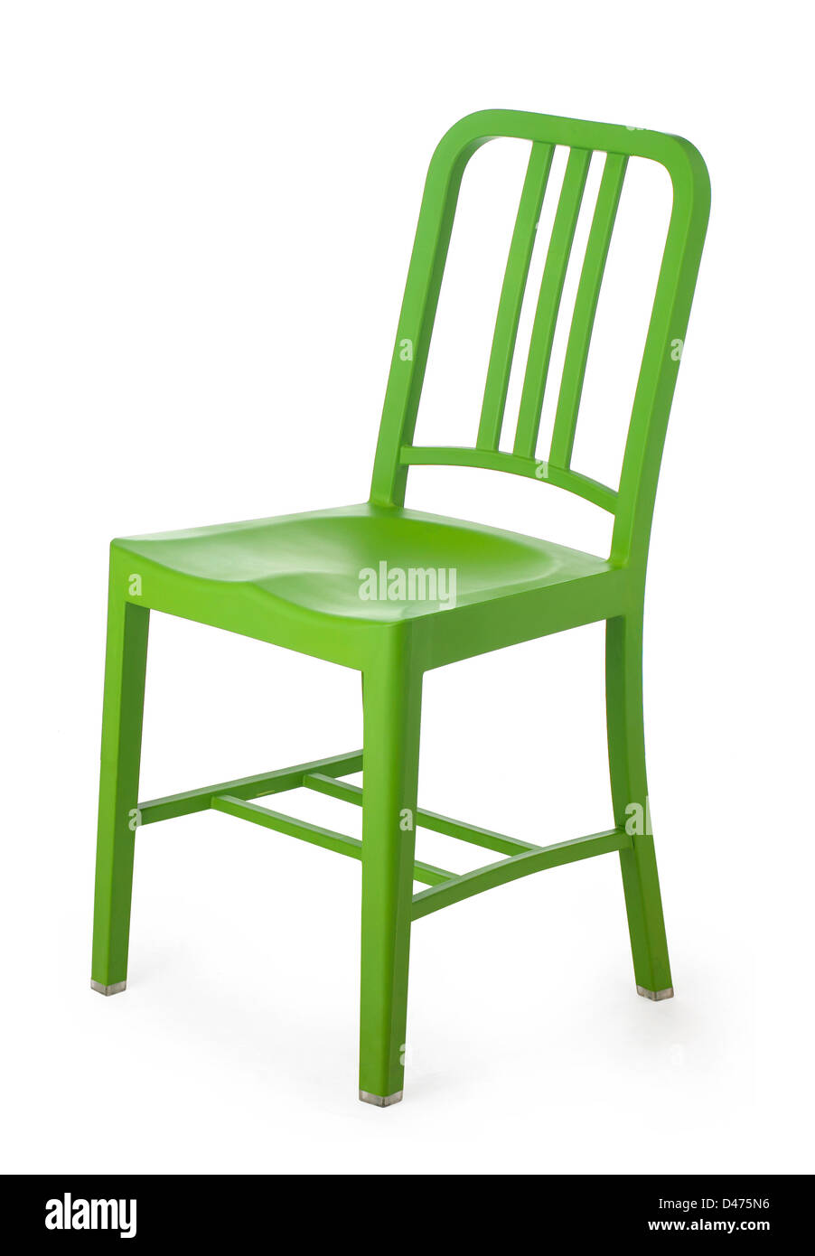 Lime green chair cut out on white background Stock Photo Alamy