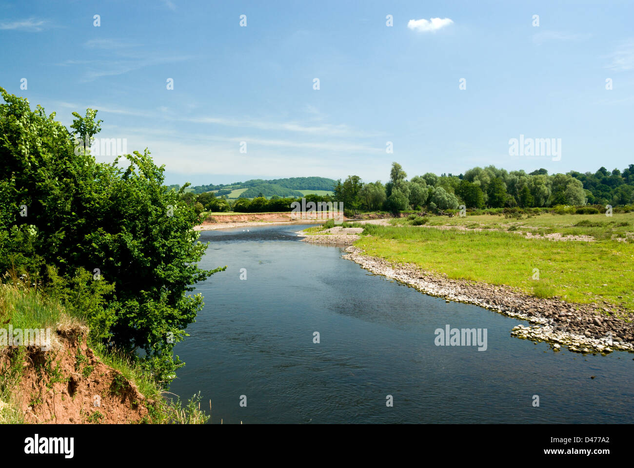 River usk from usk valley hi-res stock photography and images - Alamy