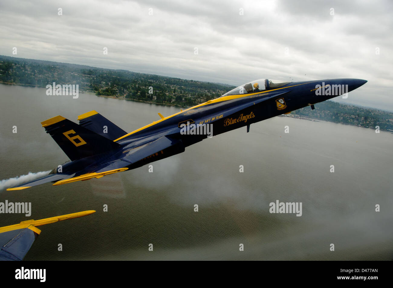 Blue Angels perform at Seattle Seafair Fleet Week Stock Photo Alamy