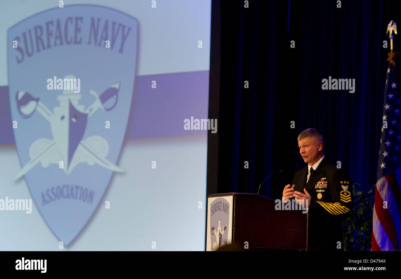 Master chief petty officer of the navy rick west hi-res stock ...