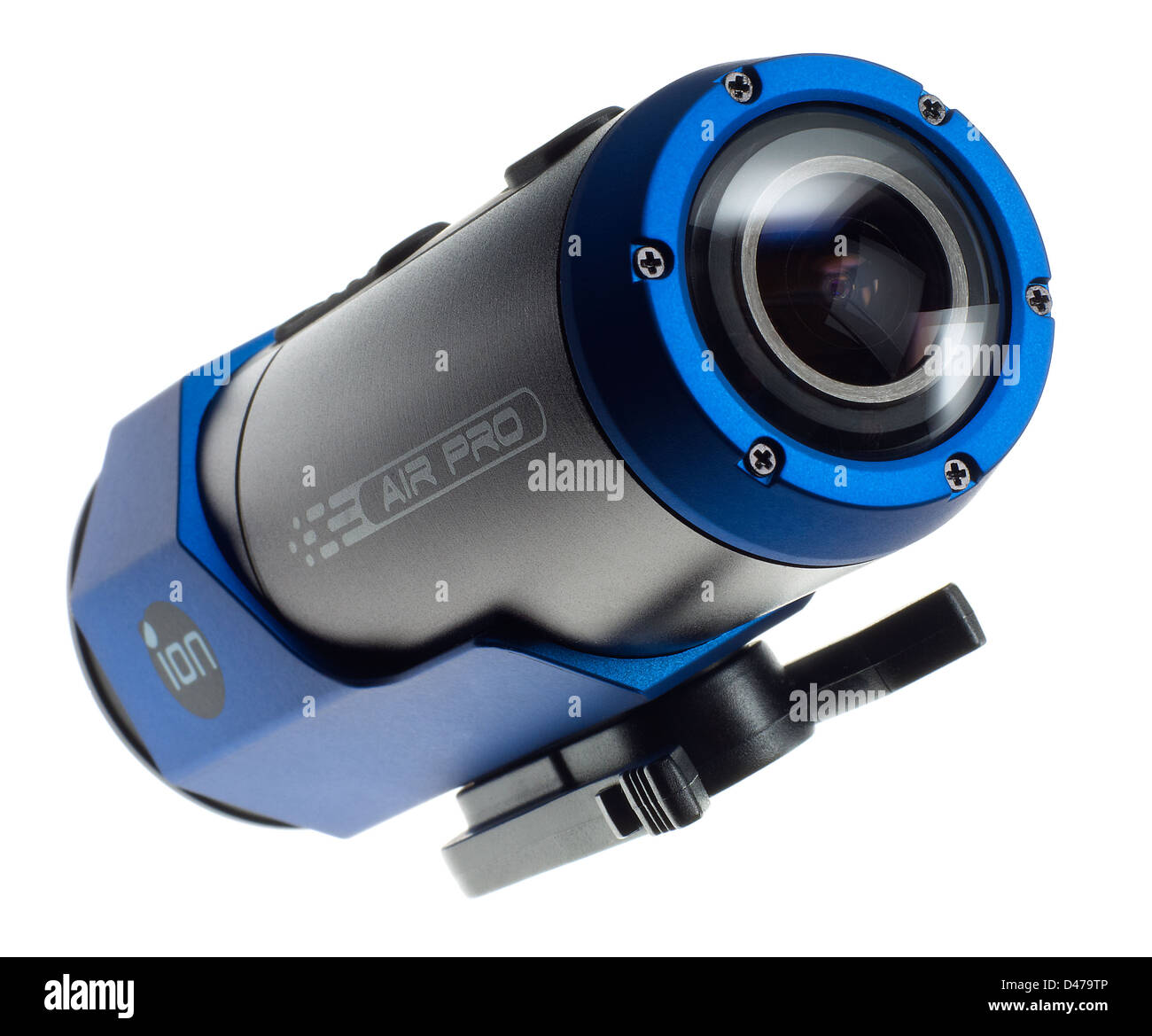 Helmet camera for sports and other uses Stock Photo
