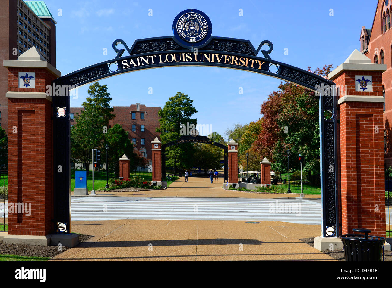 Saint Louis University St. Louis MO Campus Stock Photo: 54252059 - Alamy