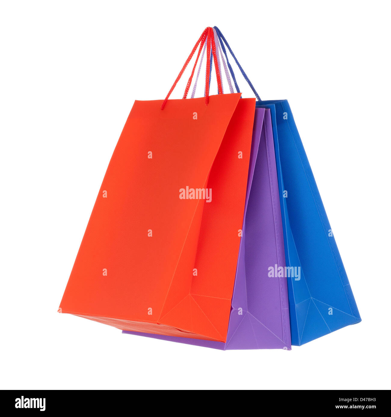 Set of colored paper shopping bags Stock Photo Alamy
