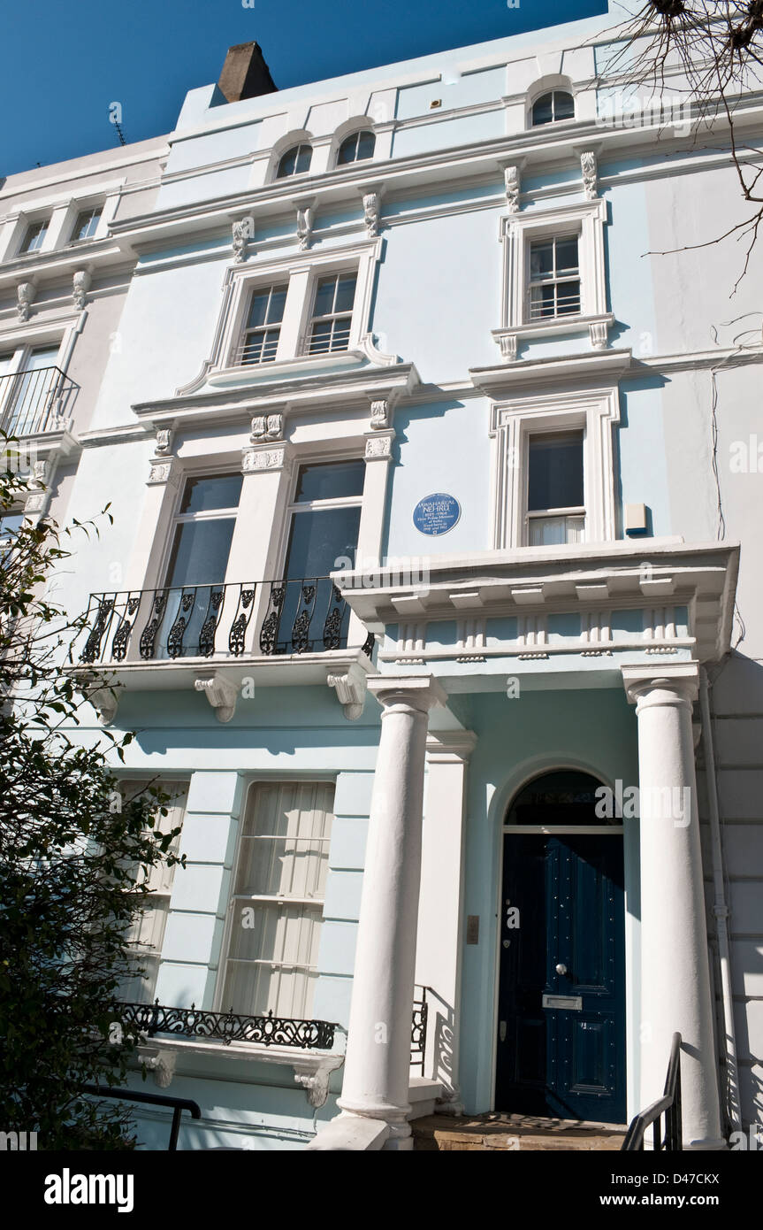 Terraced house, Elgin Crescent, Kensington, London, W11, UK Stock Photo Alamy