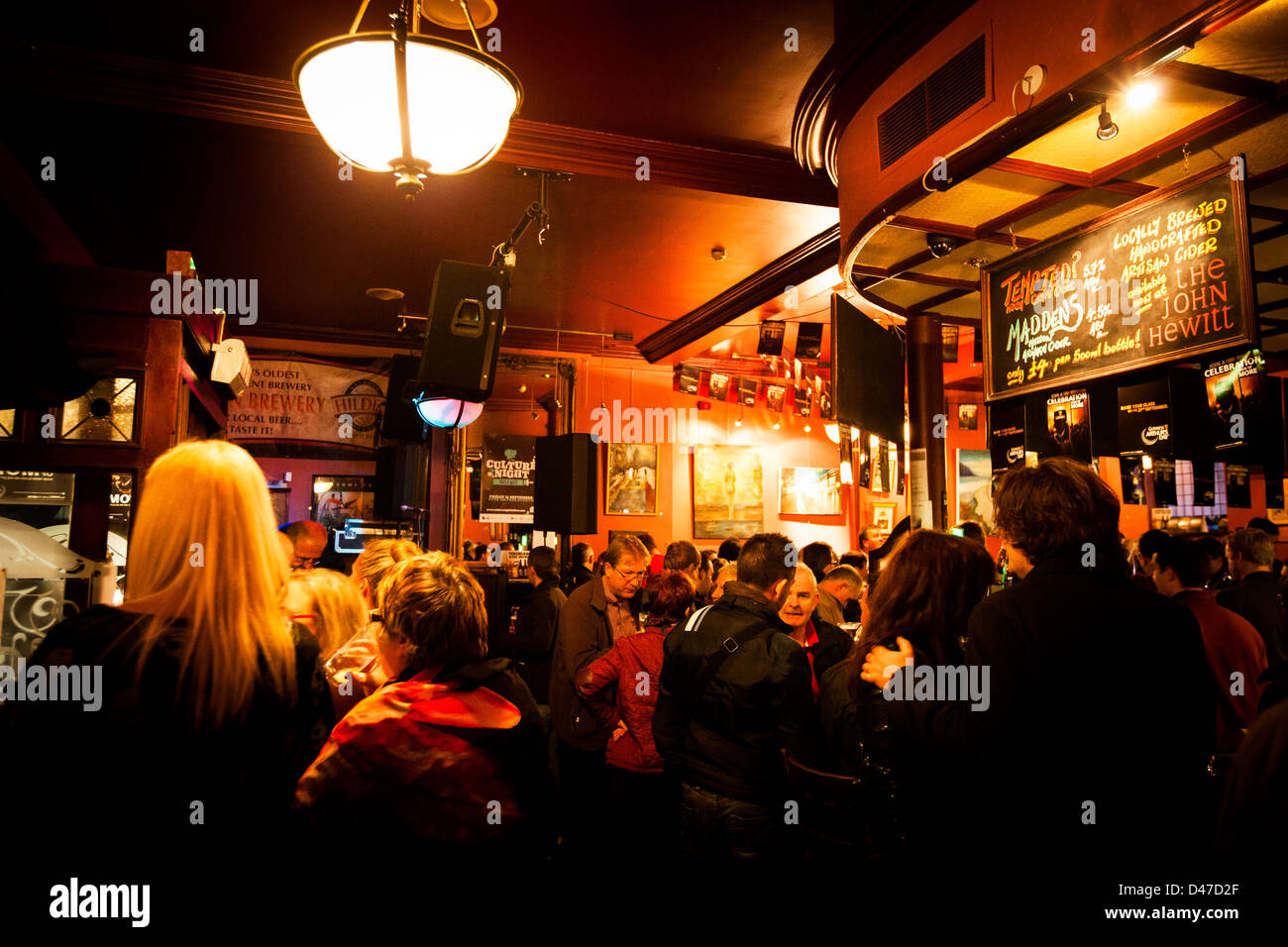 Belfast Night Life, Northern Ireland Stock Photo